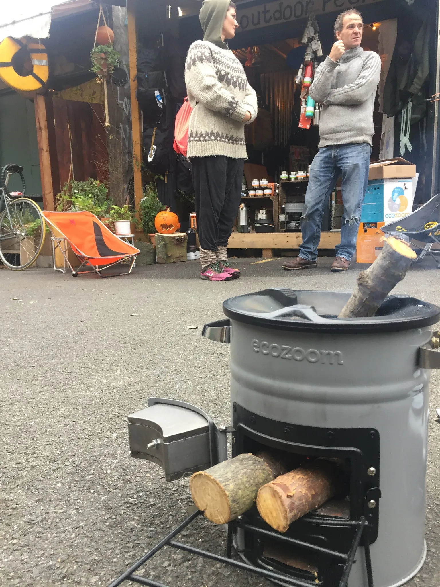 Versa Multifuel Rocket Stove - Grey