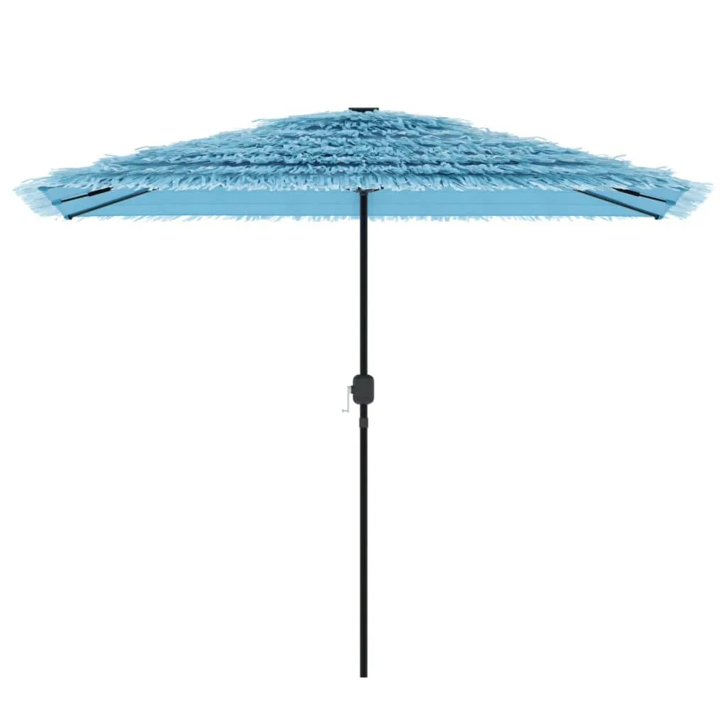 vidaXL Garden Parasol with Steel Pole Blue 300x200x250 cm