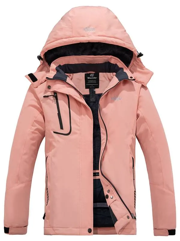 Women's Waterproof Winter Coat Ski Jacket 8301WH