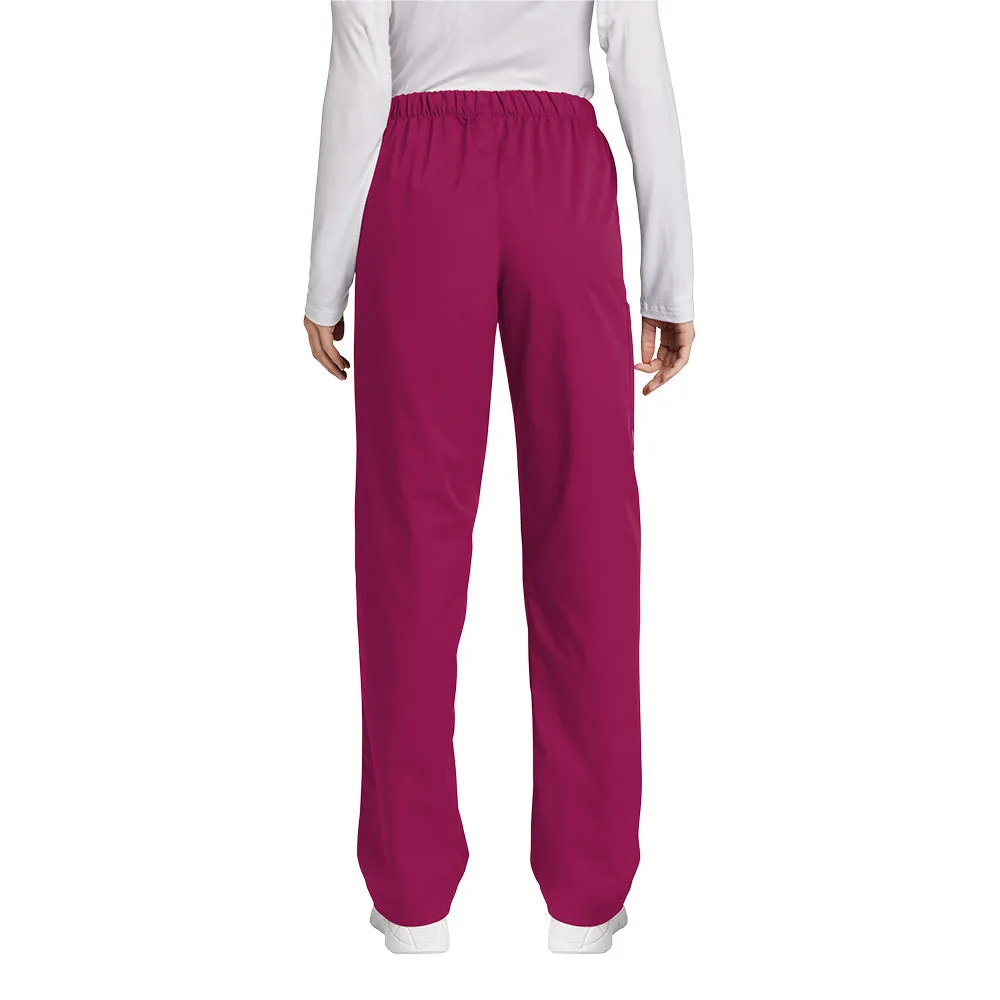 WonderWink® Women’s WorkFlex™ Mock Wrap Cargo Pants - Wine