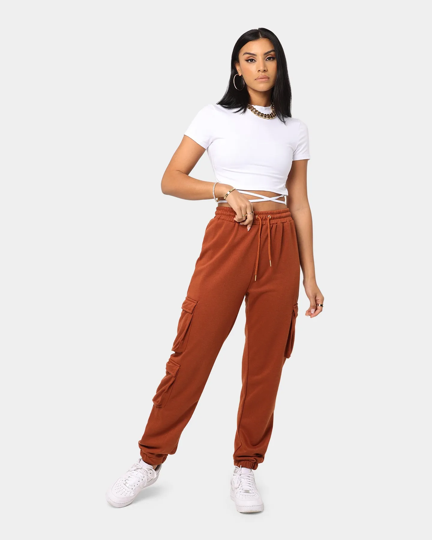 XXIII Women's Bella Cargo Trackpant Brown