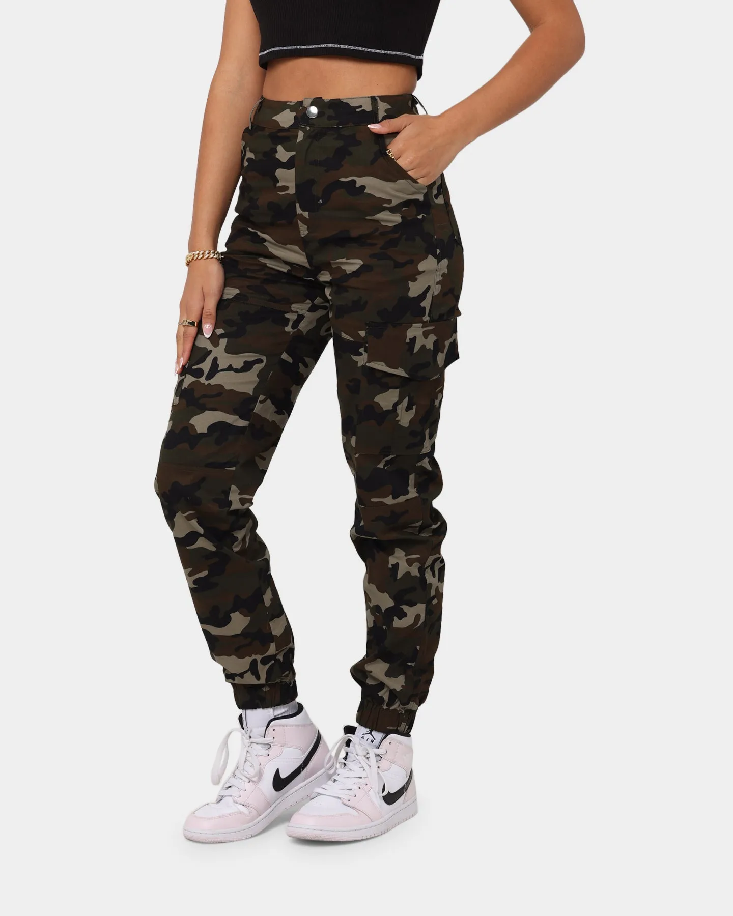 XXIII Women's Camo Cargo Stretch Pant Camo