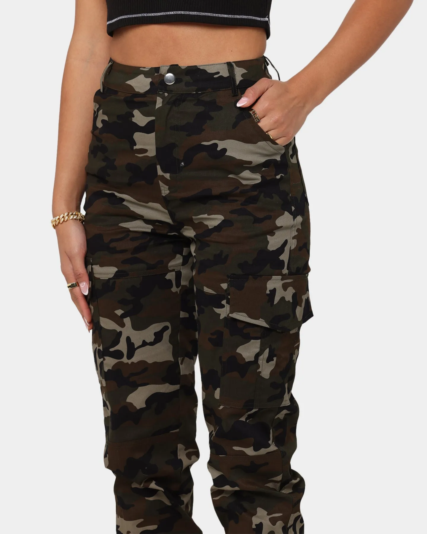 XXIII Women's Camo Cargo Stretch Pant Camo