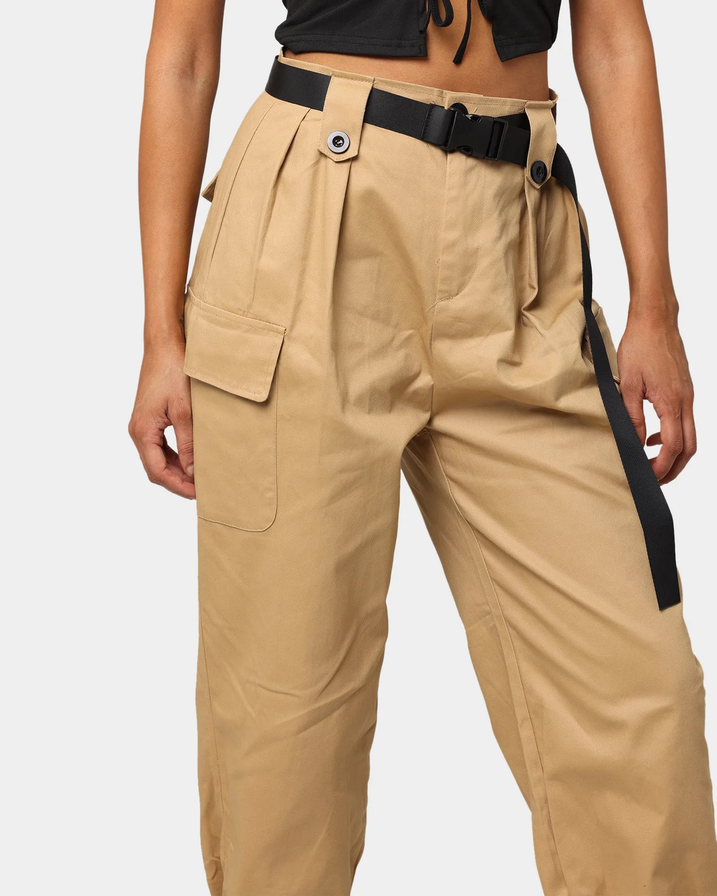 XXIII Women's Phoenix Belt Cargo Pant Tan