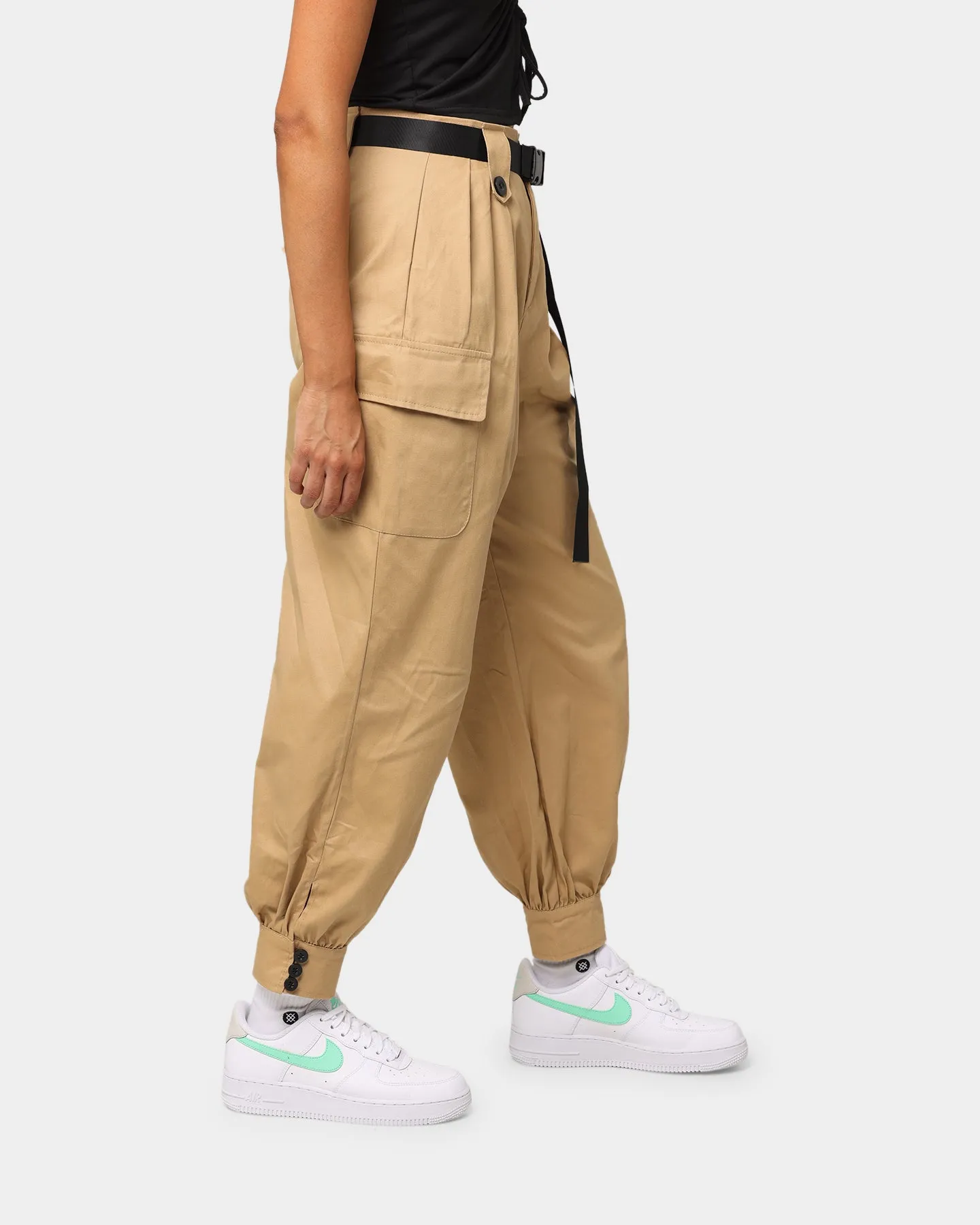 XXIII Women's Phoenix Belt Cargo Pant Tan