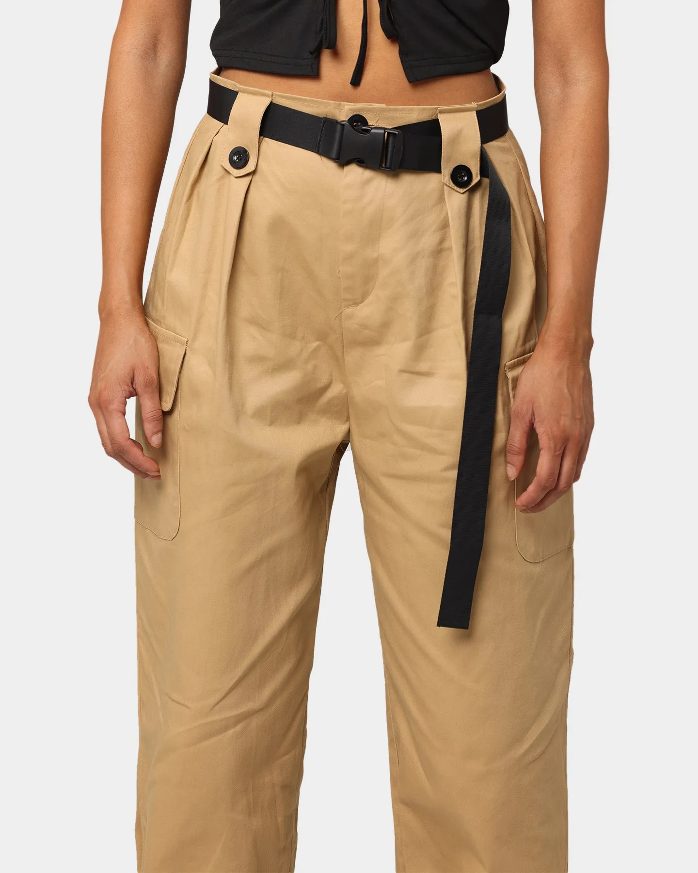 XXIII Women's Phoenix Belt Cargo Pant Tan